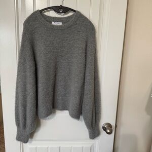 Old Navy Soft Gray Crew Neck Sweater